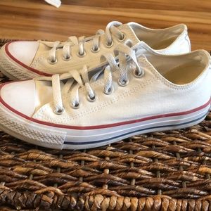 White Low-Top Converse
